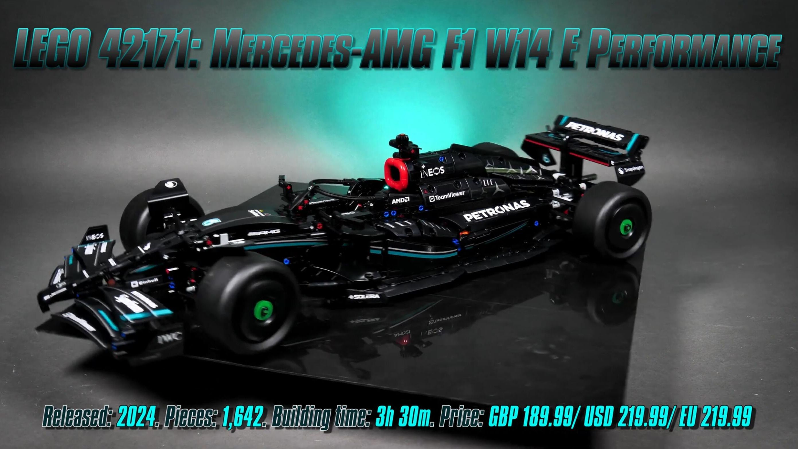 LEGO 2024 科技系列 乐高42171 梅赛德斯AMG F1 W14 E Performance 仓鼠评测哔哩哔哩bilibili