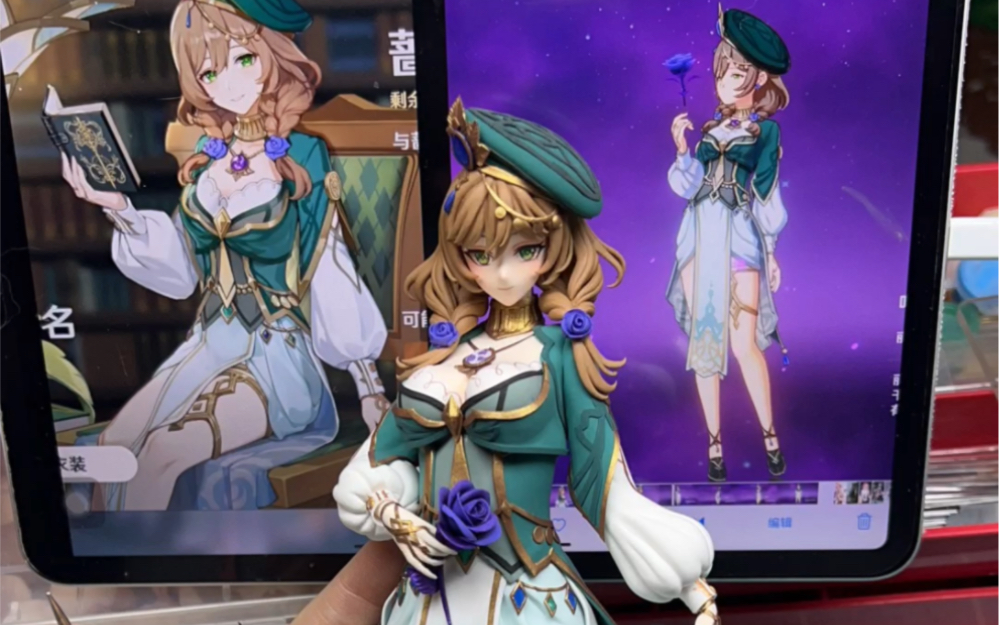 原神丽莎粘土手办制作