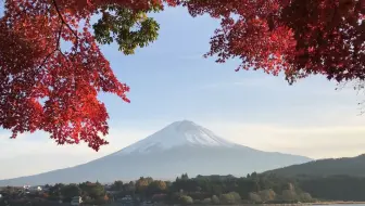 富士山紅葉が進む河口湖 4k 哔哩哔哩 Bilibili