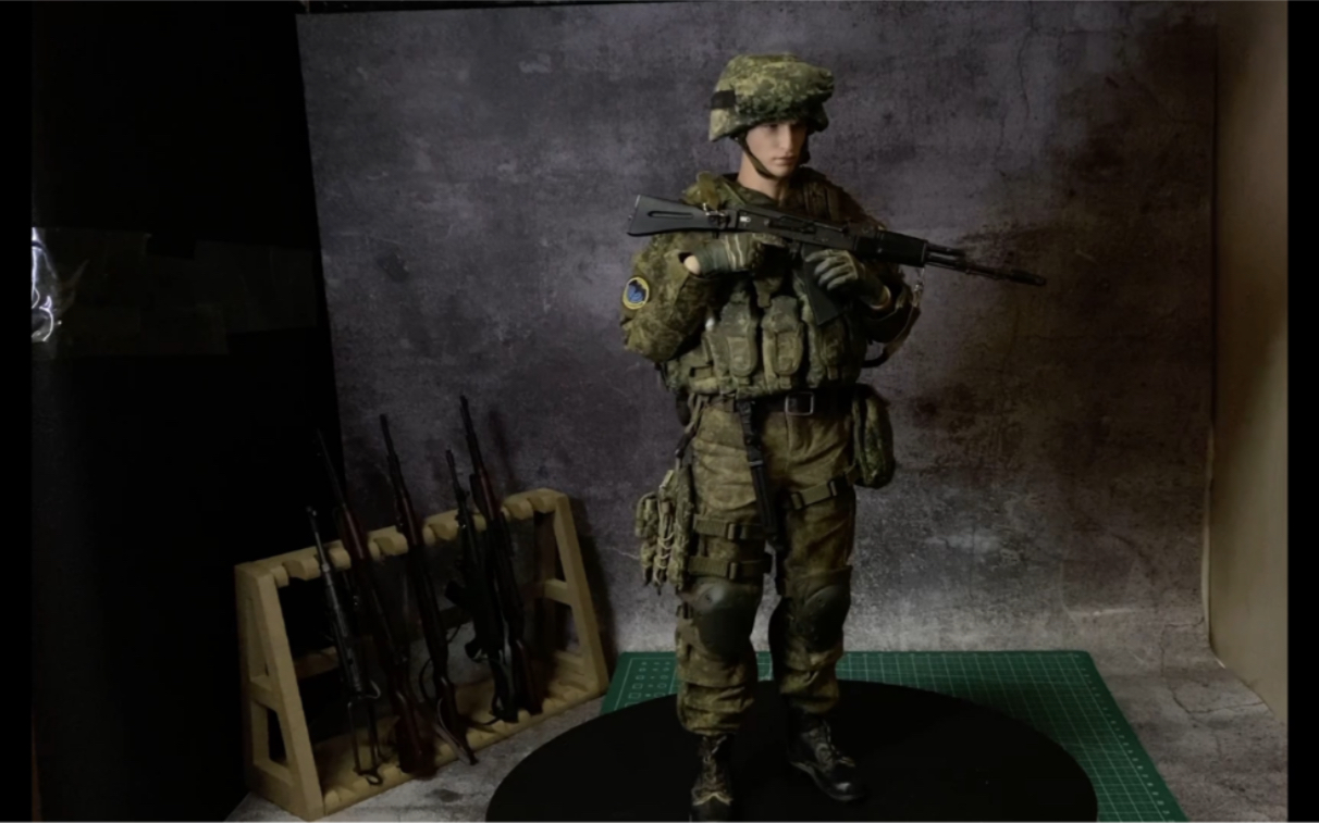 16兵人模型dam7807878086俄罗斯小绿人组合diy旧化及打理