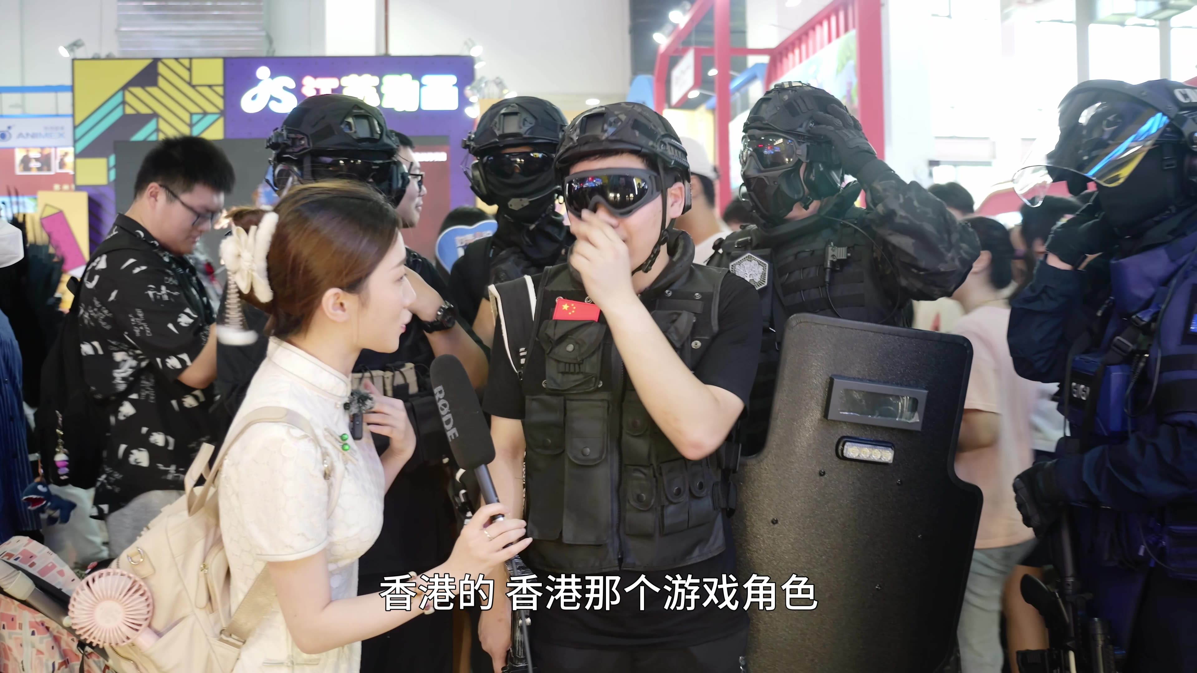 尼龙佬被小姐姐打出痛苦面具 2023杭州国际动漫节