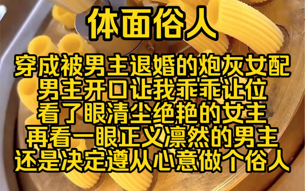 [图]（完结葂费）体面俗人：穿成被男主退婚的炮灰女配，男主开口就让我乖乖让位，我看了眼男主身后清尘绝艳的女主，再看一眼到正义凛然的男主，还是决定遵从心意做个俗人