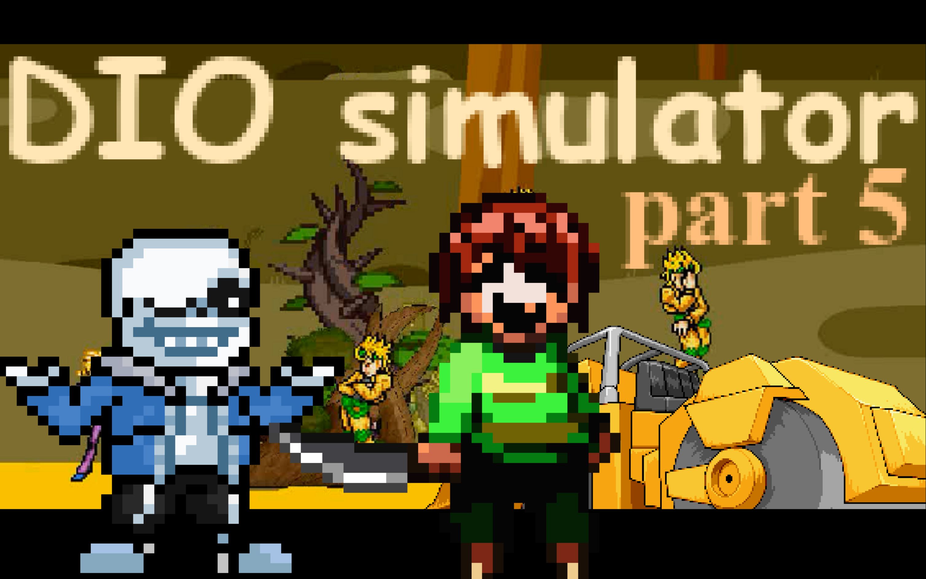 【scratch】dio模拟器高级版(新增玩家sans,玩家chara)