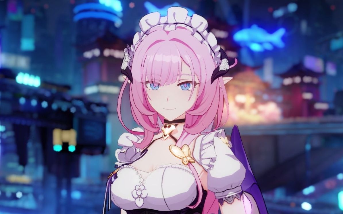 崩坏3粉色女仆小姐全身展示