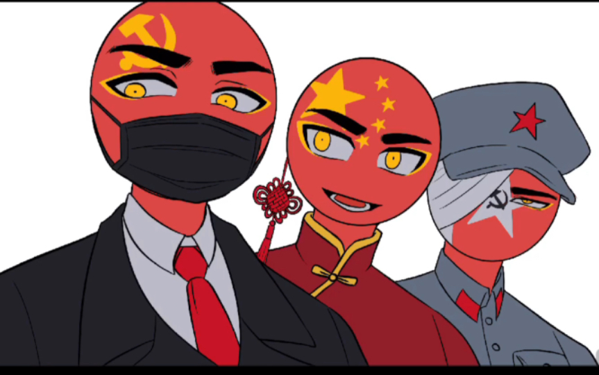 【countryhumans/瓷】绘画过程哔哩哔哩bilibili