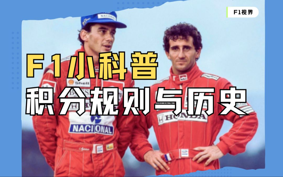 【F1视界】F1小科普: 积分规则与历史哔哩哔哩bilibili