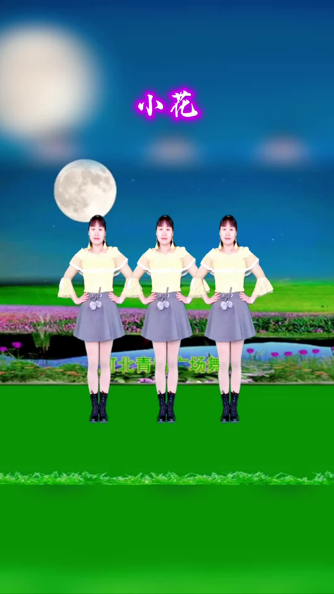 广场舞《小花》简单好学
