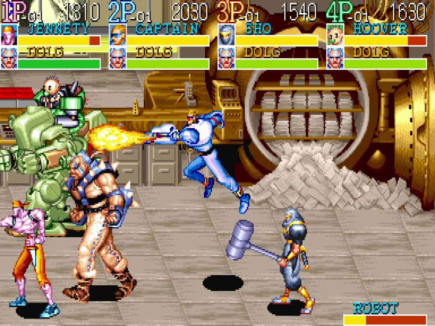 街机名将4人通关