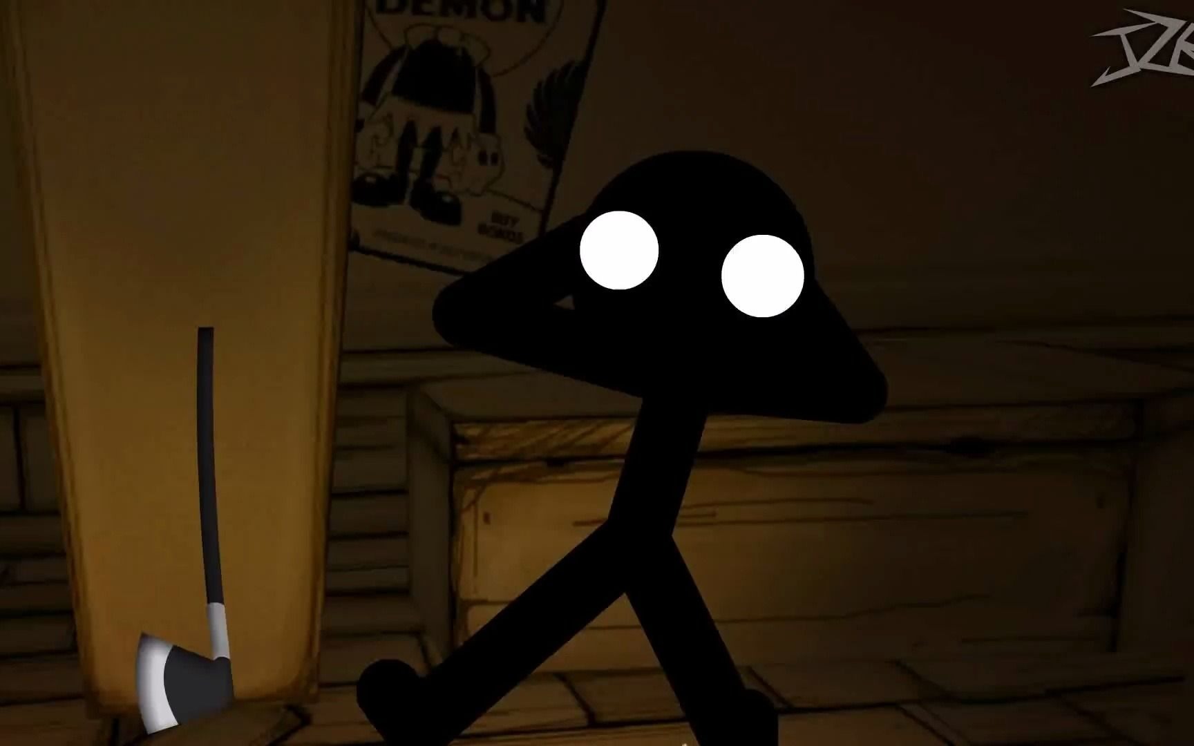 [图]Stickman Vs Bendy and the Ink Machine, Chapter 1 in a nutshell - Animation