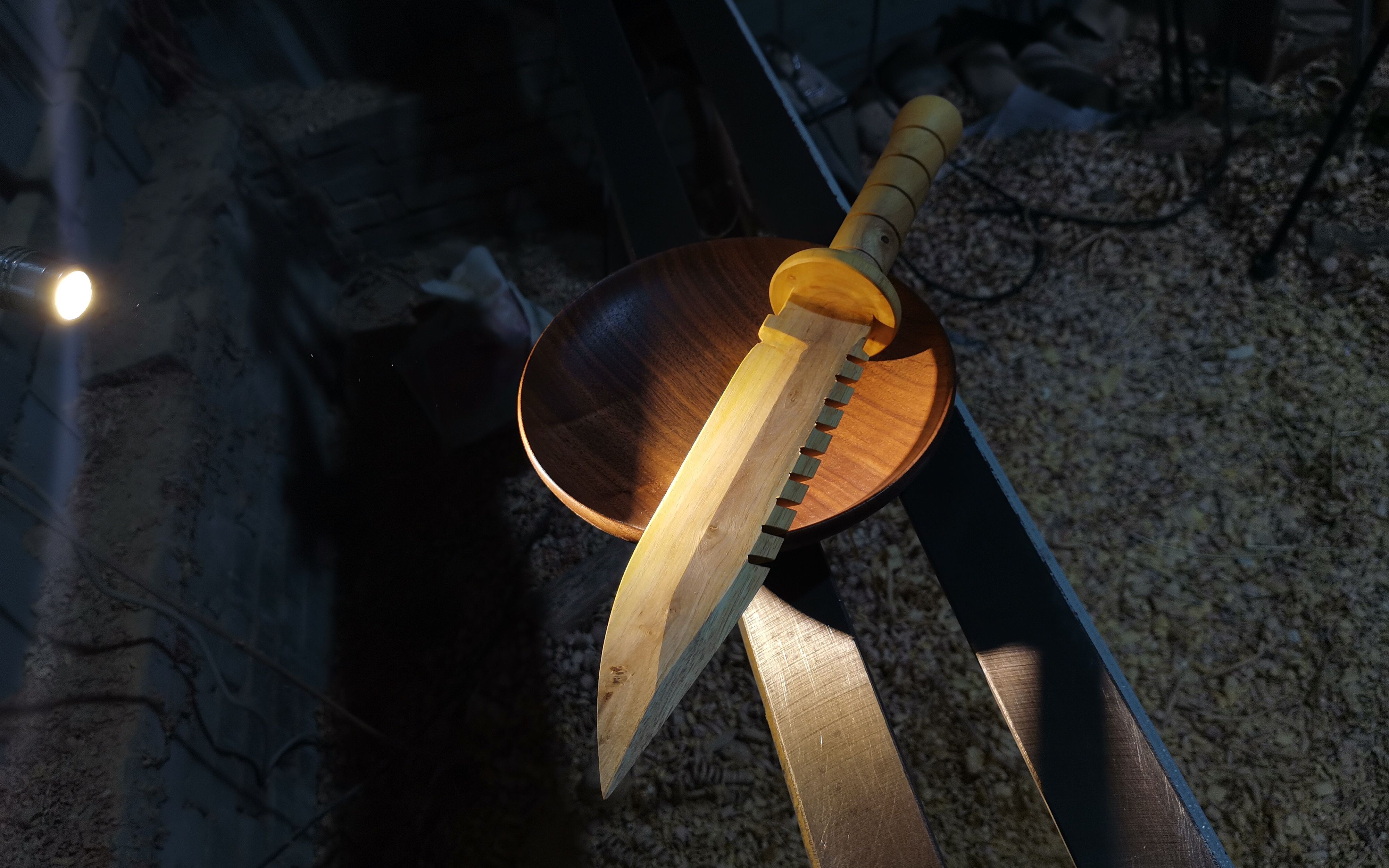 烂木头做个d80军刀