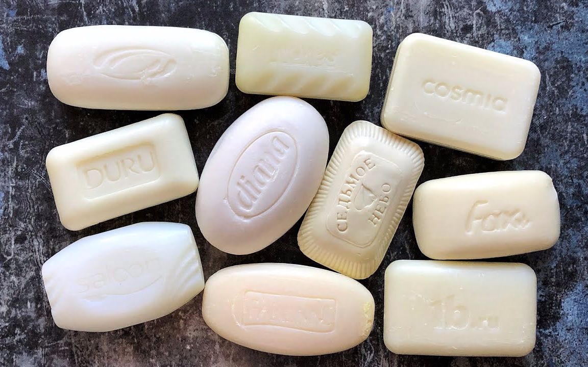 only  白色干硬皂