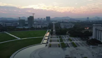 月牙湾前的日落延时