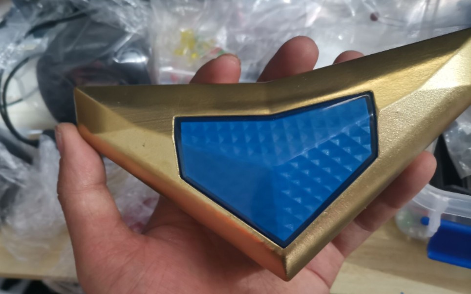 自制盖亚奥特曼变身器仿水晶版