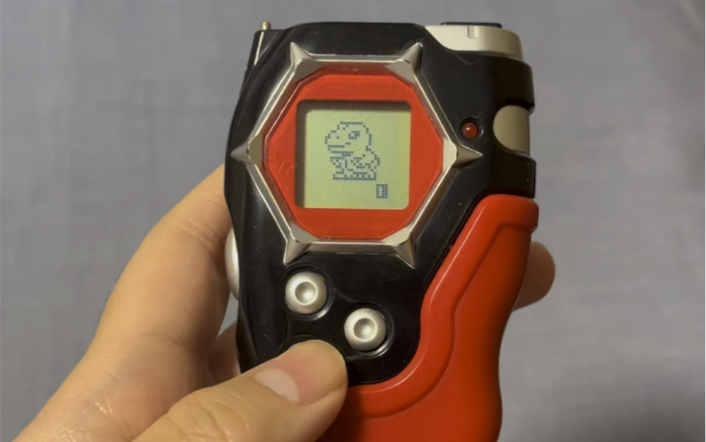 美版数码暴龙机史前041 进入测试模式查看图鉴