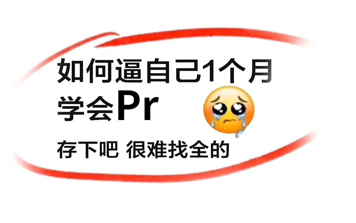 【PR入门教程】自学少走99%弯路!顶尖大佬728小时讲完的PR剪辑教程,全程干货无废话免费分享!学完秒接单!!这还学不会我退出剪辑圈!!!哔哩...