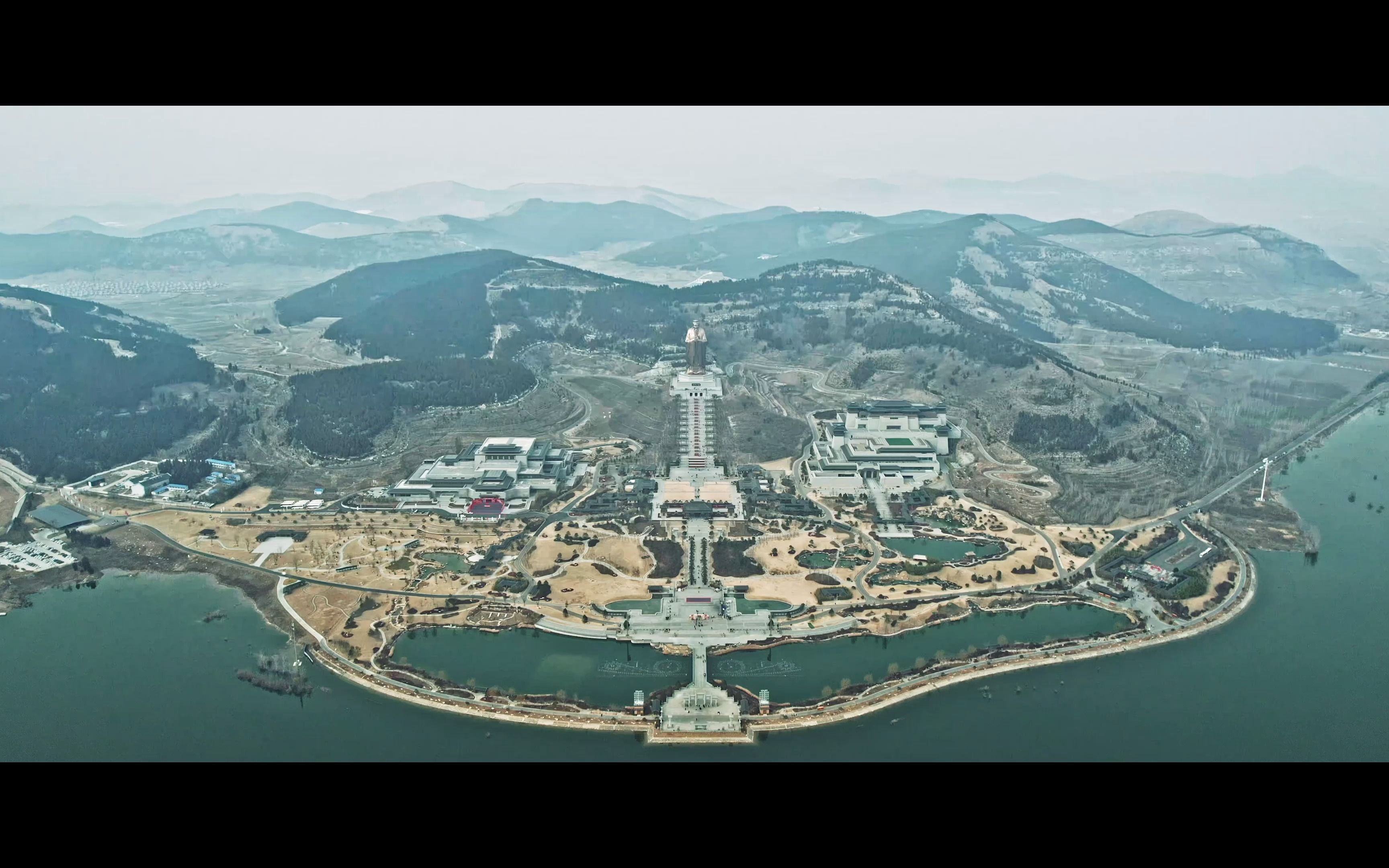 航拍尼山圣境