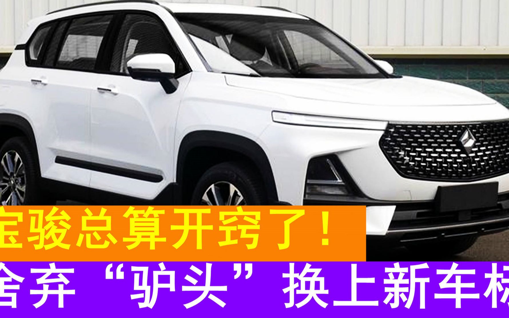 宝骏"驴头"车标不见了?全新车标高端大气,网友:早这样该多好