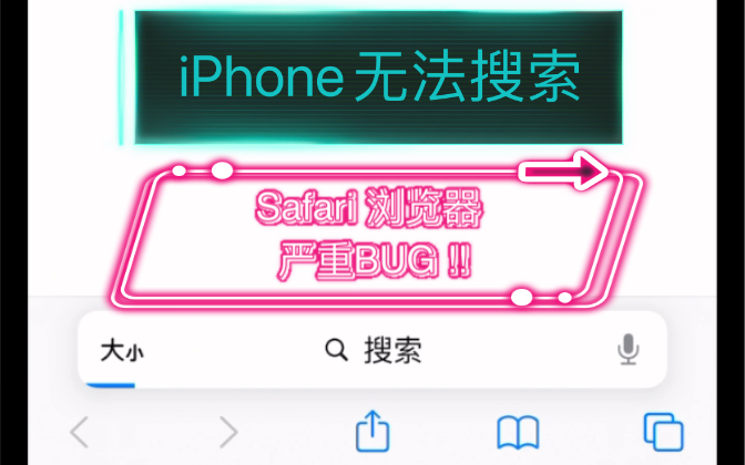 Safari浏览器出现bug了!!!哔哩哔哩bilibili