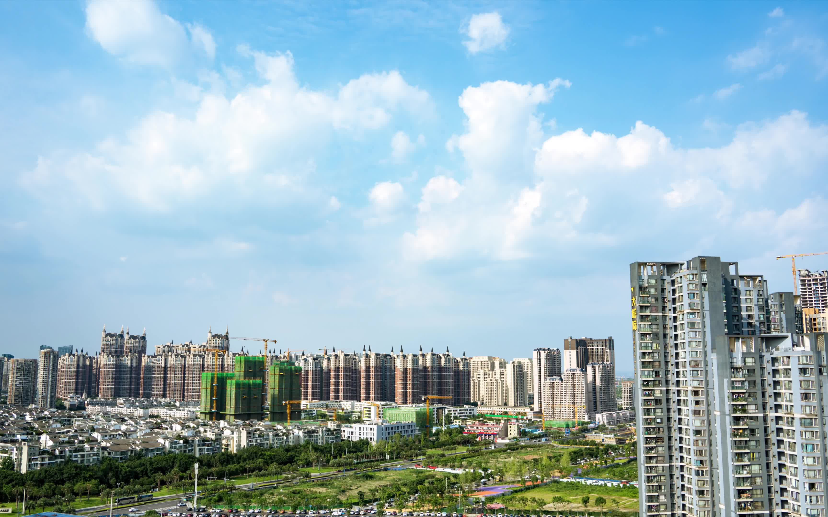城市与天空|延时摄影