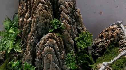 [图]万里长城万里长 山水盆景