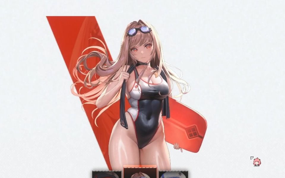 【妮姬tv】nikke【拉毗-泳装】皮肤一览~sr里最涩的属她了!