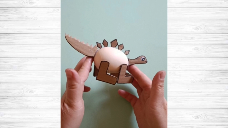 幼儿园手工自制恐龙蛋图片