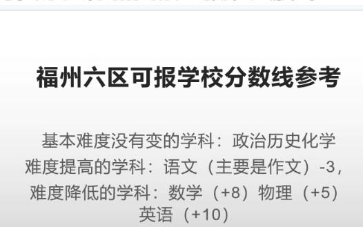 2022年福州中考去年各高中录取线参考,与2022年分数线预测(个人观点仅供参考)哔哩哔哩bilibili