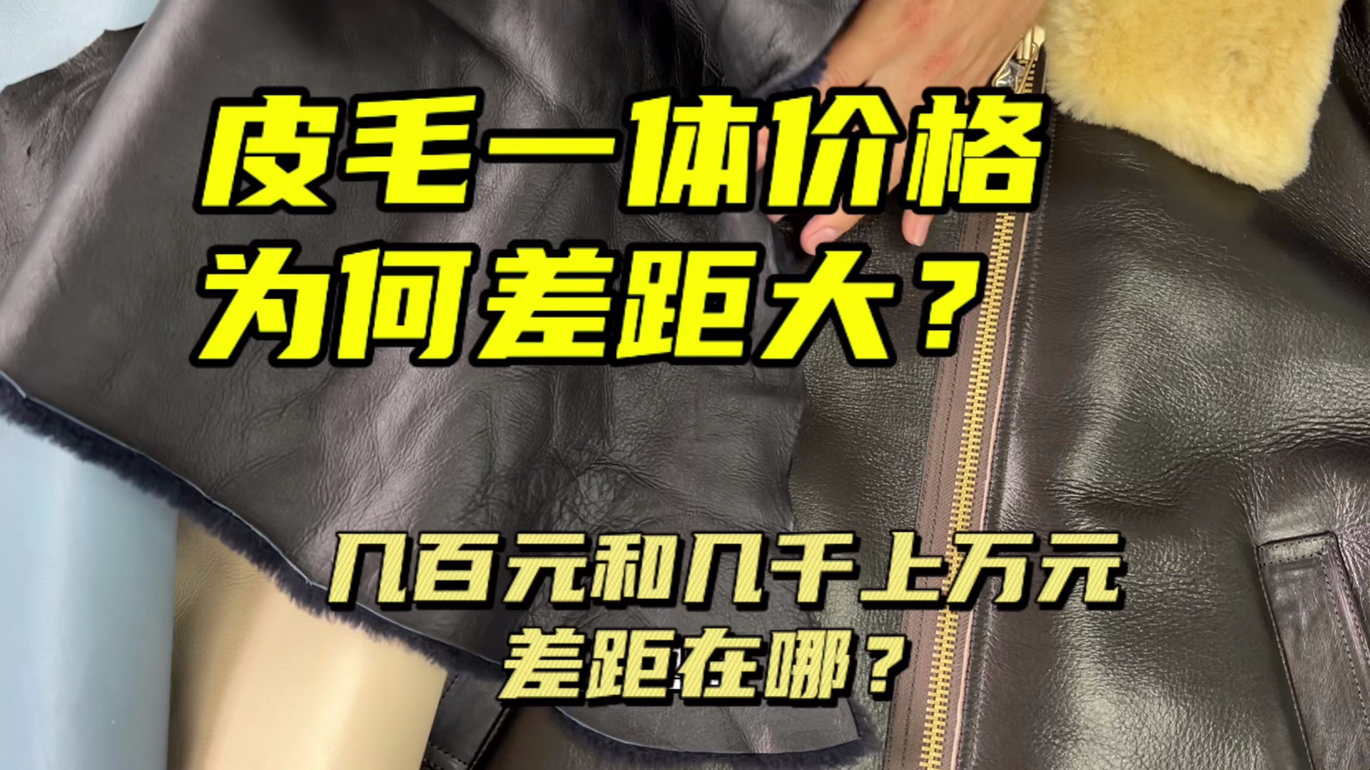 皮毛一体皮衣价格为何会差几倍?怎么区分皮毛一体的好坏哔哩哔哩bilibili