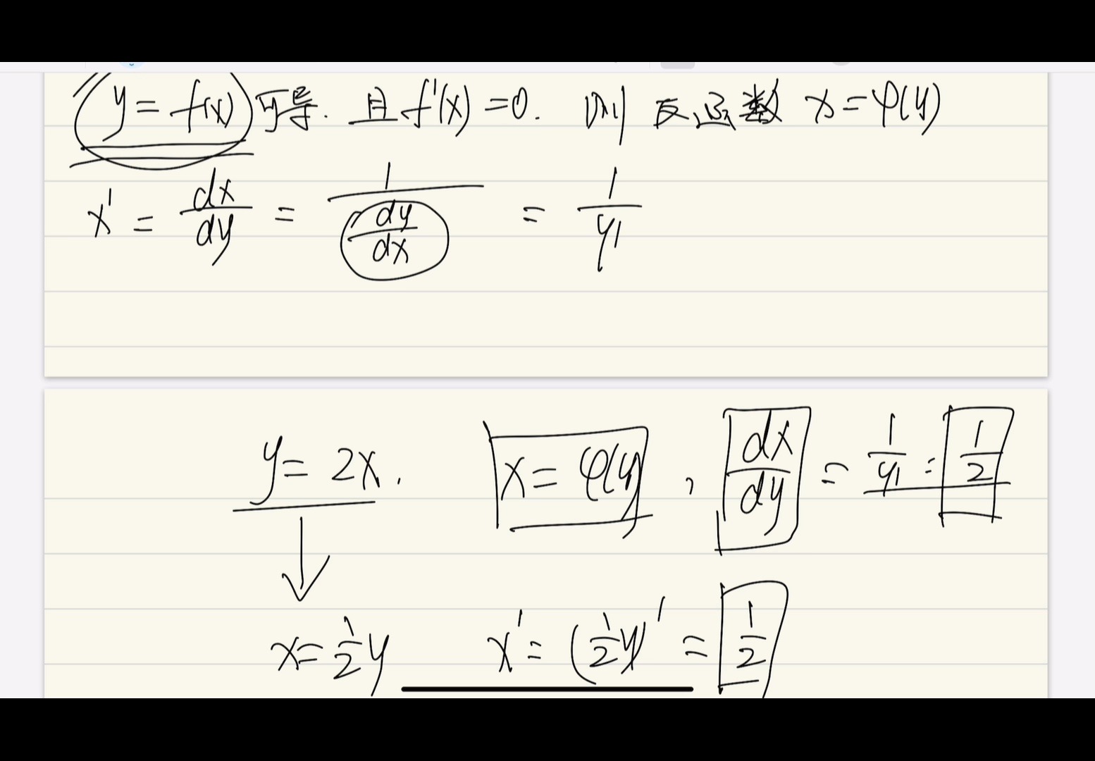 2.2单侧导数,切线法线,反函数求导,隐函数求导