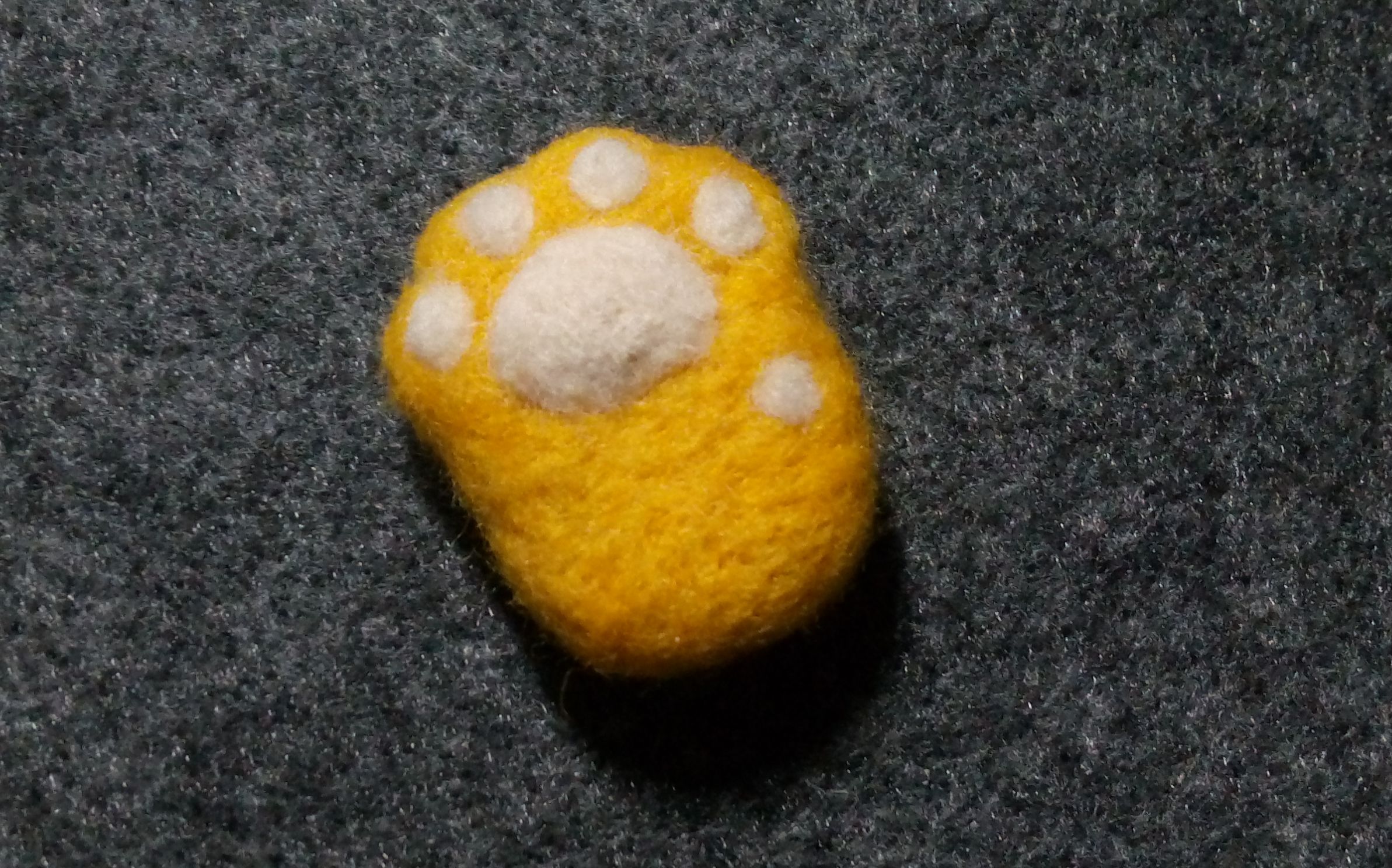 【荼七】如何戳一个羊毛毡的猫爪爪