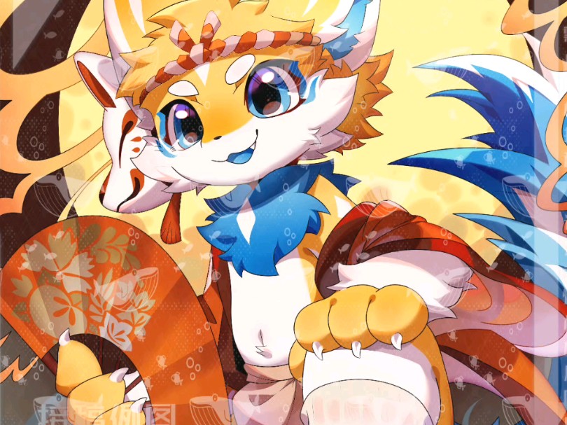 【Furry模板接稿】牧木牌 月是故乡明哔哩哔哩bilibili