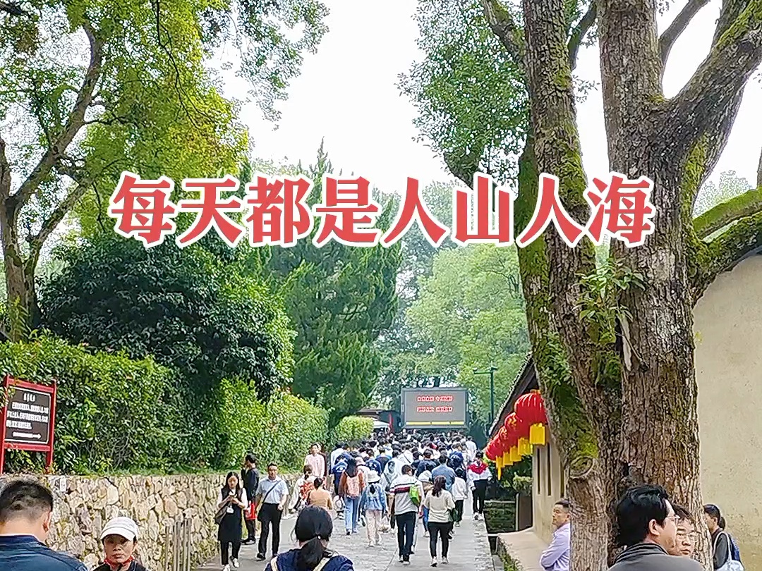 韶山冲伟人故里,每天都是人山人海,你来过吗?哔哩哔哩bilibili