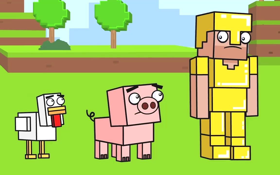 我的世界动画《猪灵登场》30:下界来了新主人可把僵尸猪人愁坏了