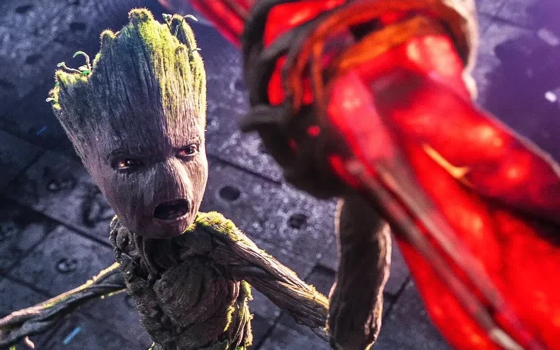 【复仇者联盟】格鲁特的成长,少不了火箭浣熊的引导