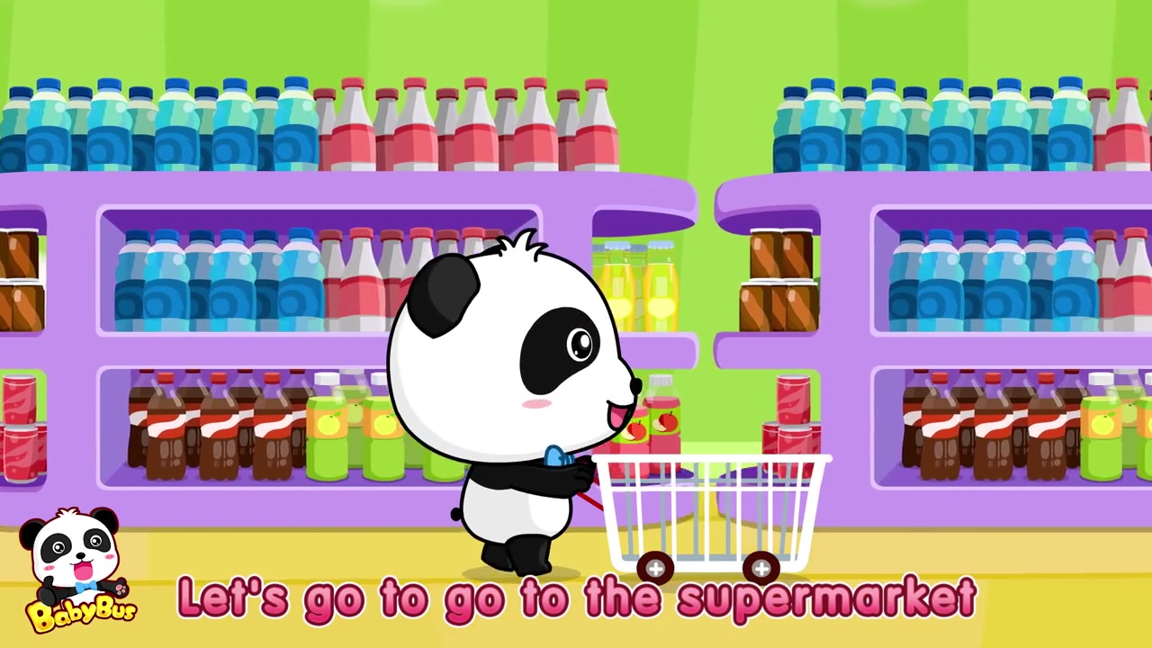 [图]『英语/动漫』逛超市(Baby Panda Supermarket)-宝宝巴士英文版(baby bus)