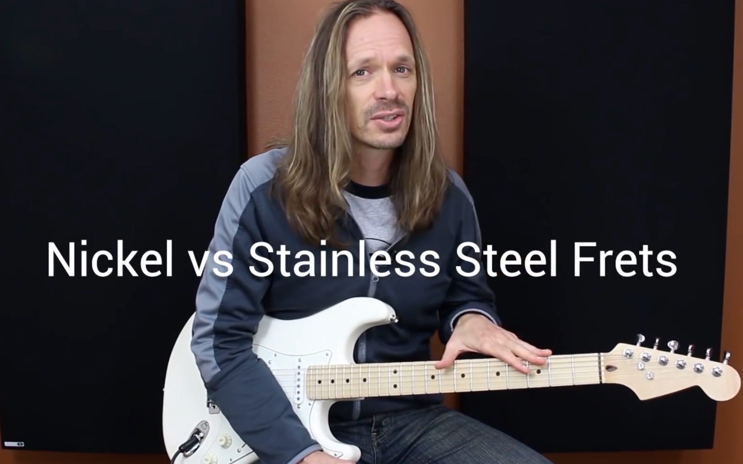 [图]【搬运】不锈钢品丝和镍银品丝音色对比 Stainless Steel vs Nickel Frets