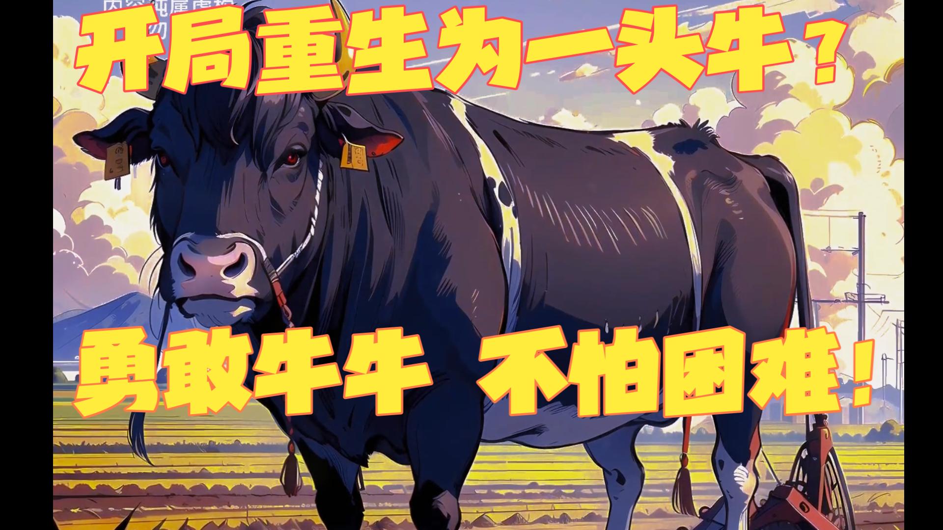 勇敢牛牛不怕困难!