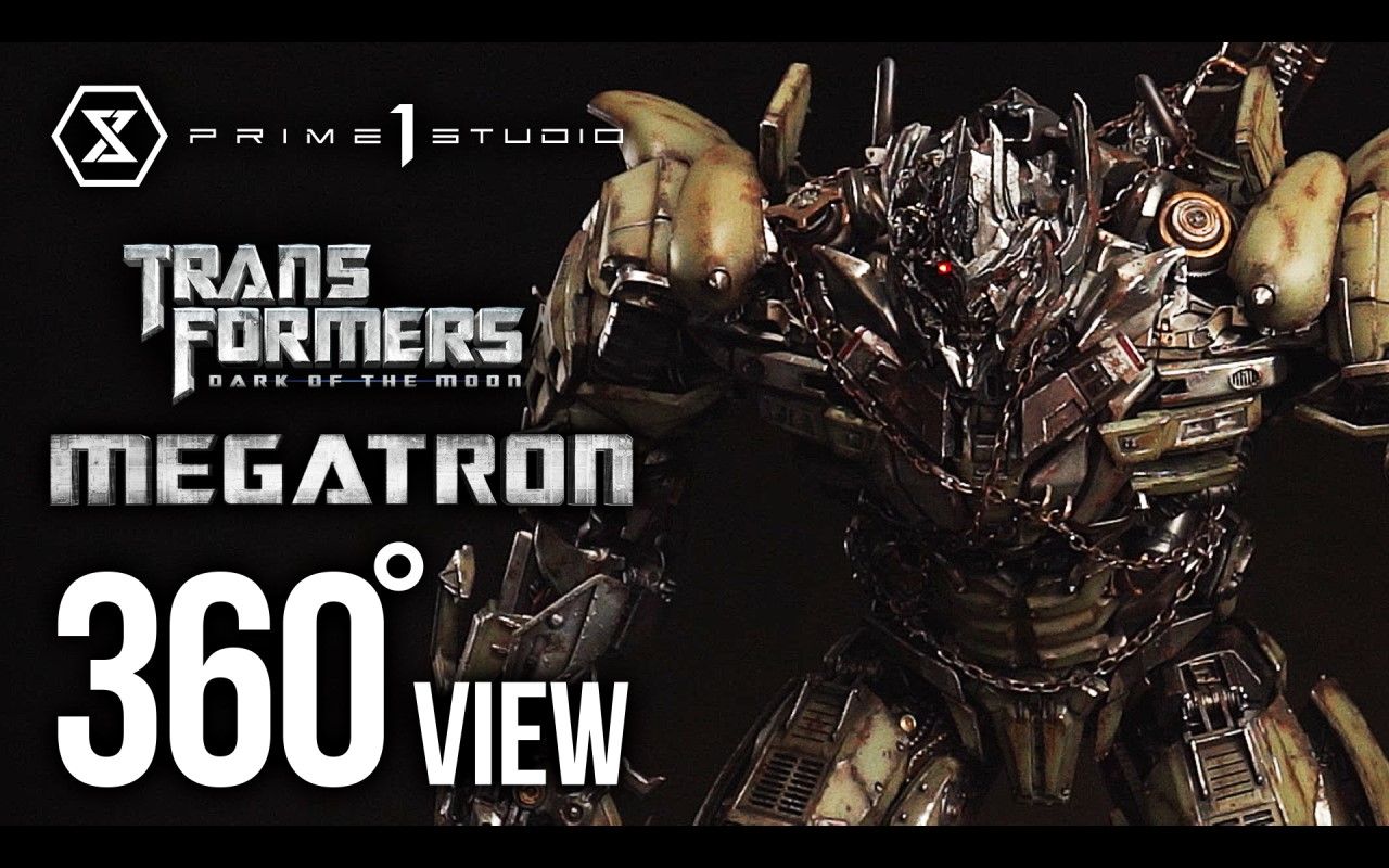 prime1studio360度展示变形金刚月黑之夜威震天megatron