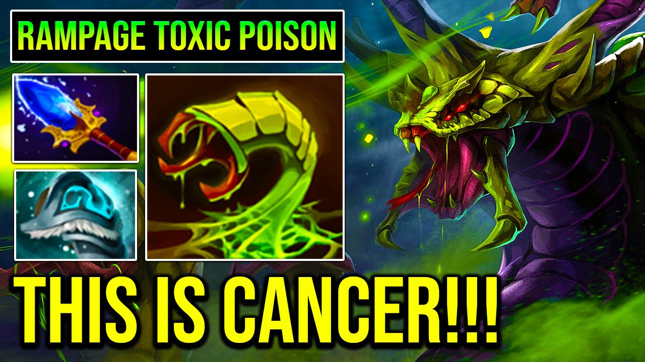 【dota2】剧毒术士,恶性瘟疫