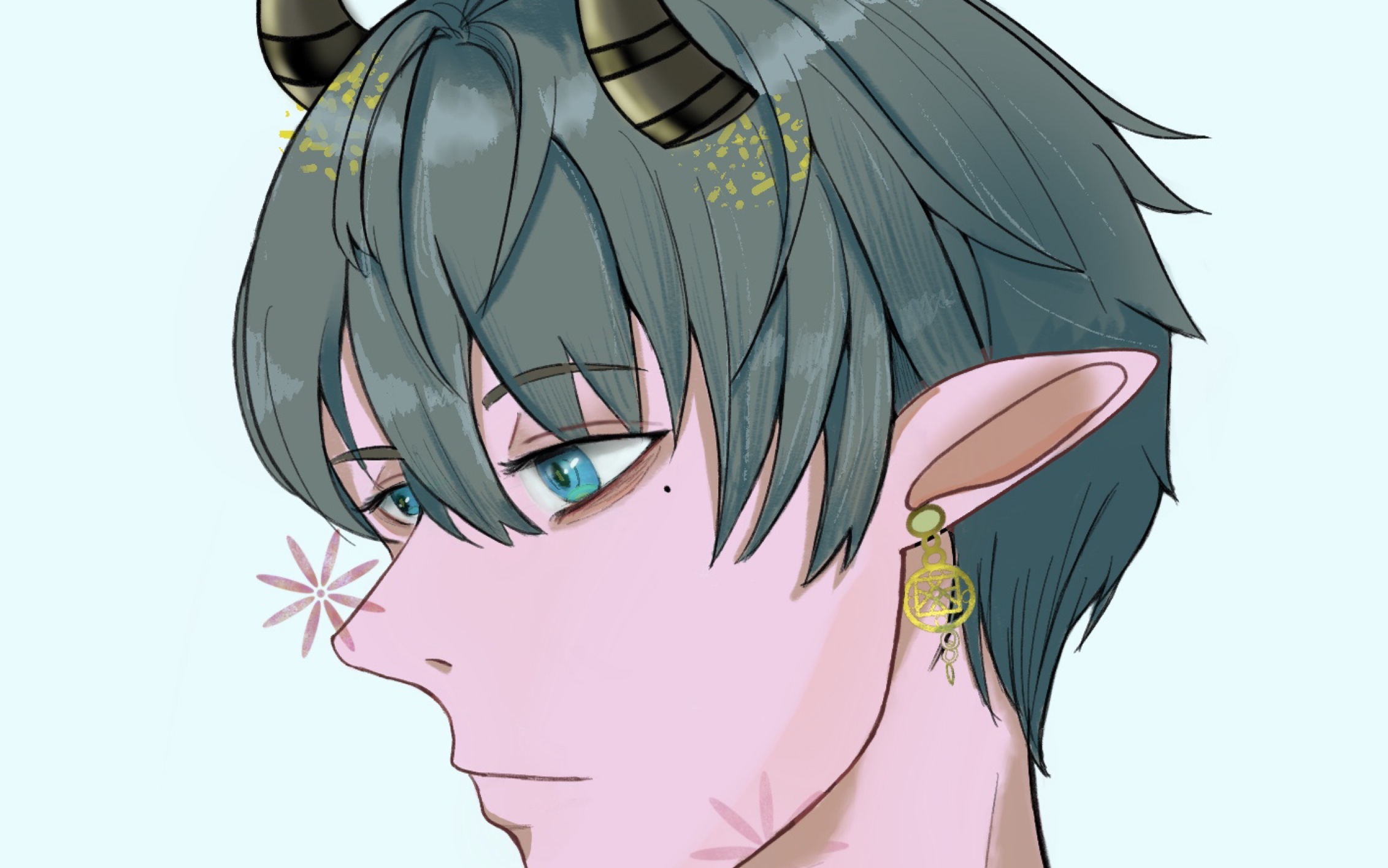 活动作品procreate练习牧神潘恩