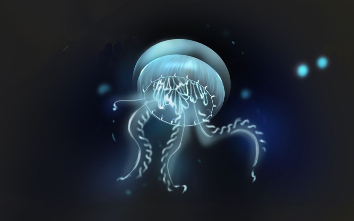 活动  【板绘】画水母原来这么简单,跟着我的教程来,想学不会都难!