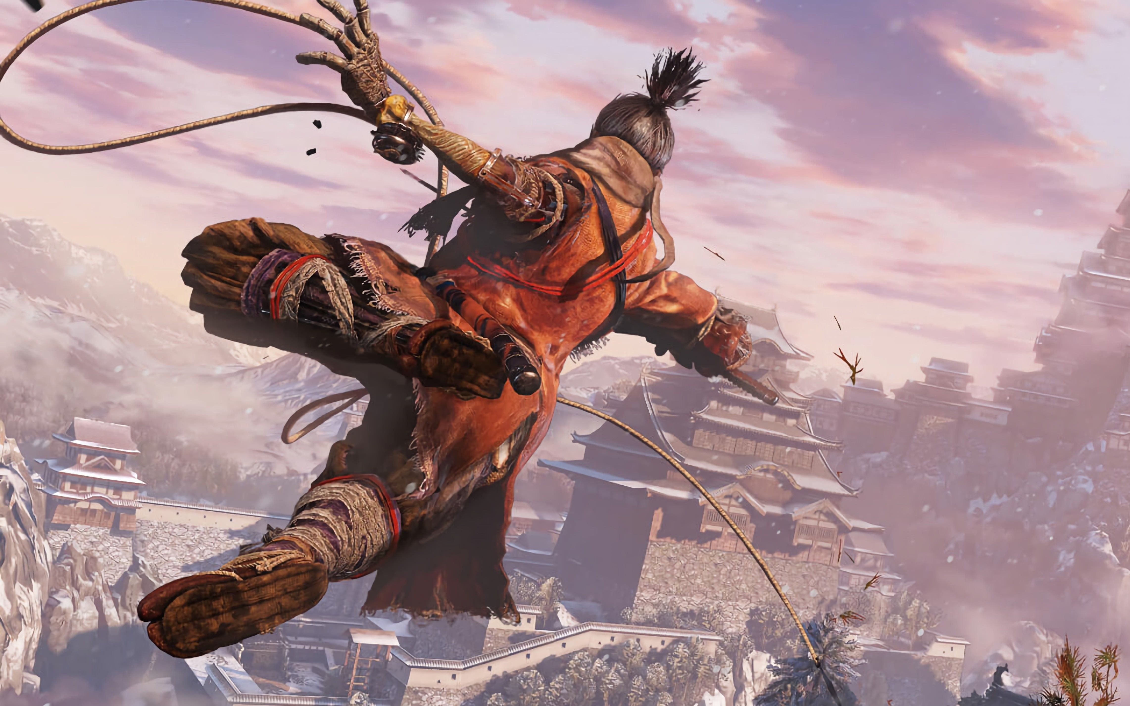 菜鸡也能玩的只狼实况part2猛还是胖哥哥猛