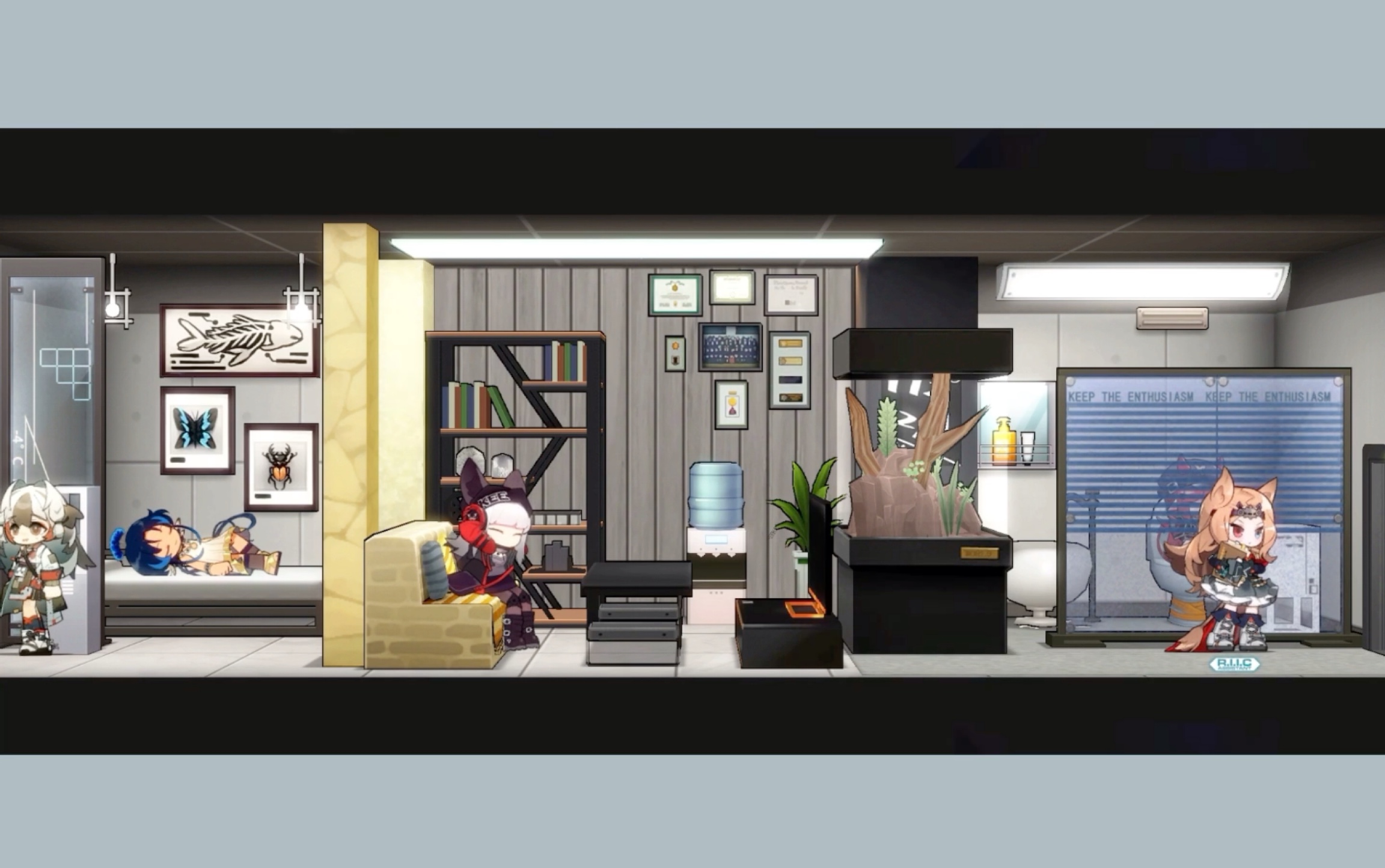 明日方舟宿舍装修-生活公寓系列之二_哔哩哔哩 (゜-゜)つロ 干杯