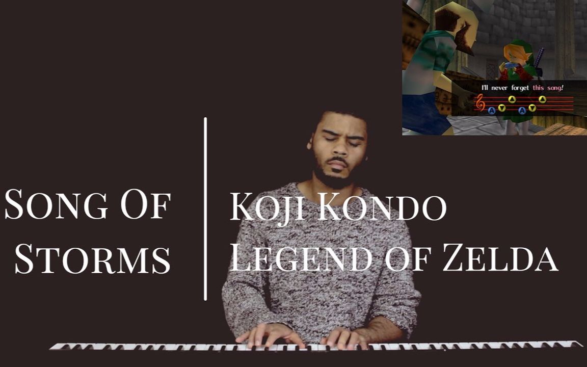 [图]【Legend of Zelda (OOT)】 OST - Song Of Storms - Piano Improv