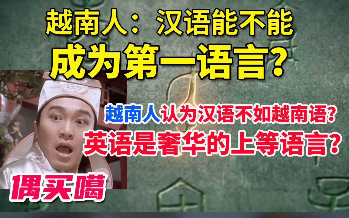 越南人:汉语能不能成为第一语言?哦买噶!越南人认为汉语不如越南语,英语奢华上等?哔哩哔哩bilibili