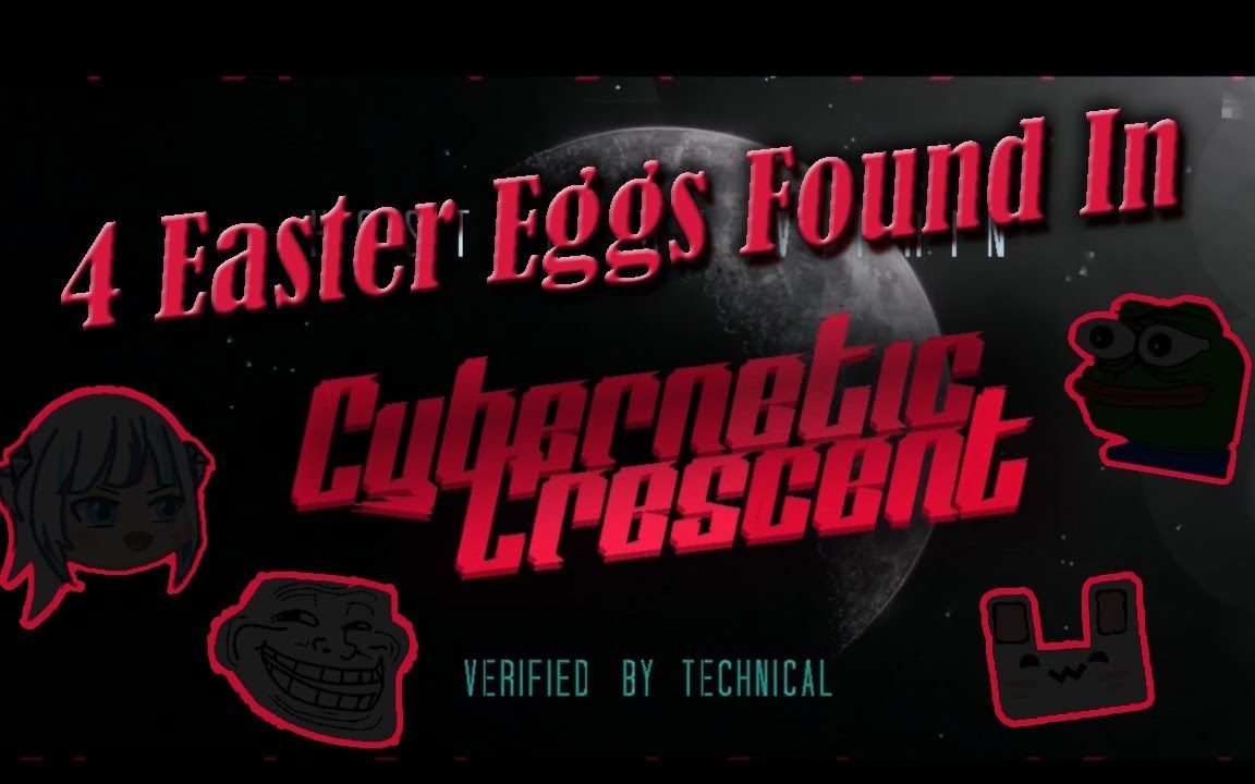 [图]【几何冲刺】4 Easter Eggs Found in Cybernetic Crescent！