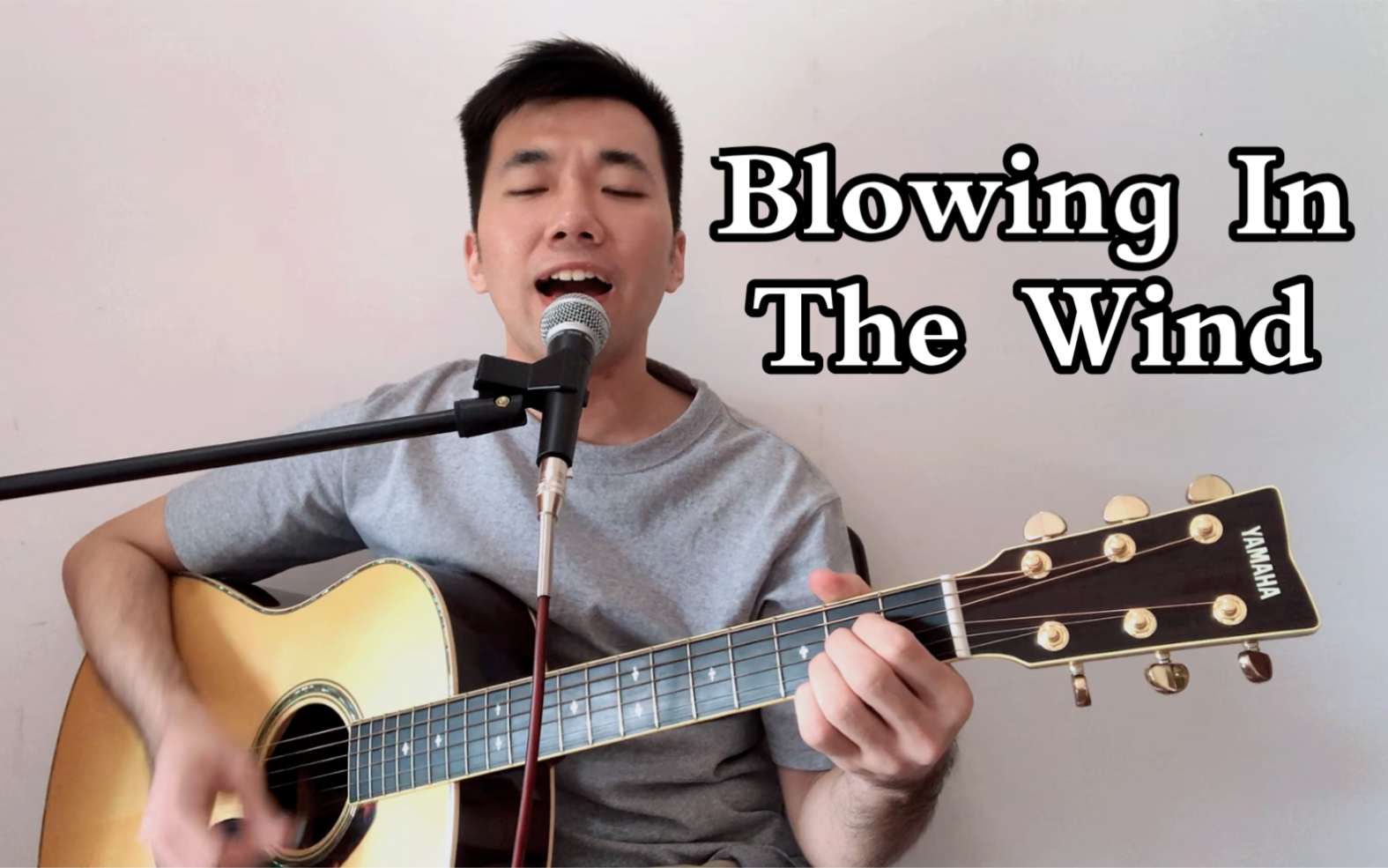 [图]吉他弹唱《Blowing in the Wind》cover Bob Dylan  鲍勃迪伦