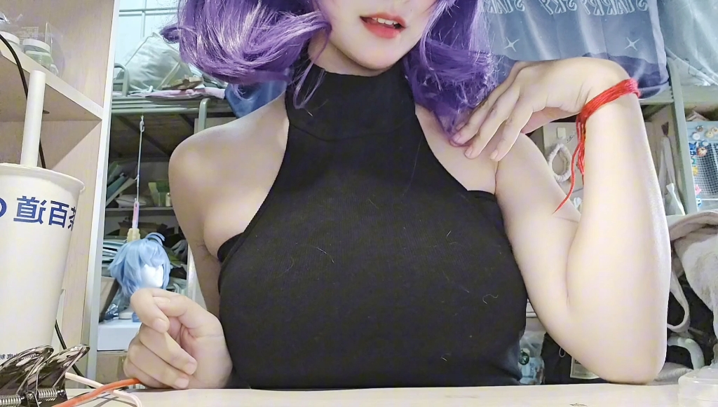 黑色果然显瘦,维尔梅cos