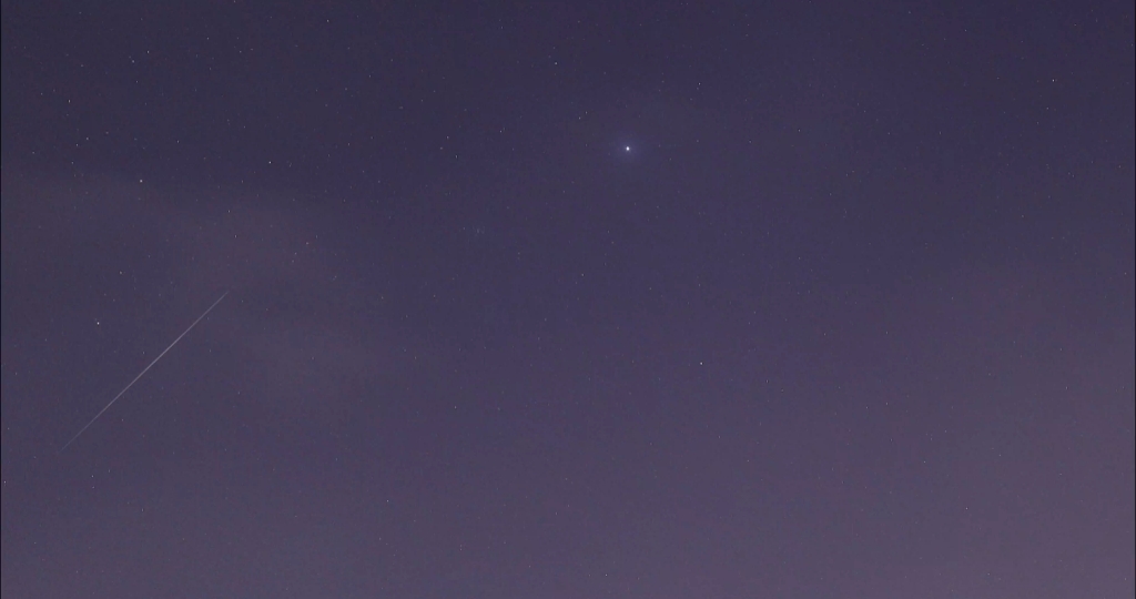 【海南星空】4k高清 海口上空划过的双子座流星雨-zhanguorongz-zhan