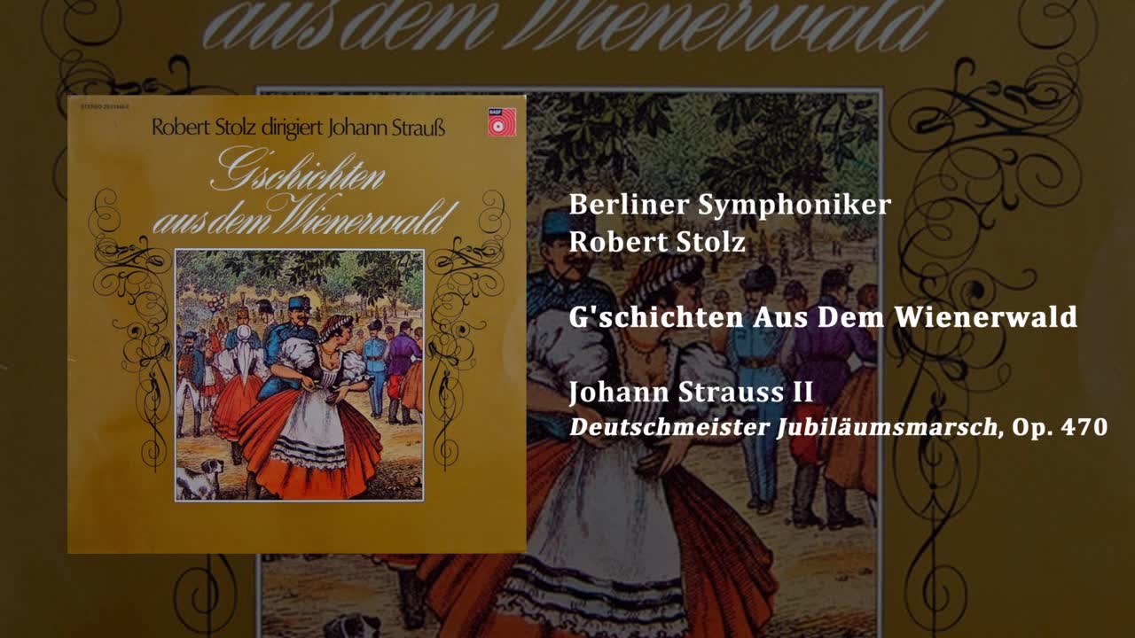 [图]LP翻录 | Deutschmeister Jubiläumsmarsch, Op.470 | Johann Strauss II